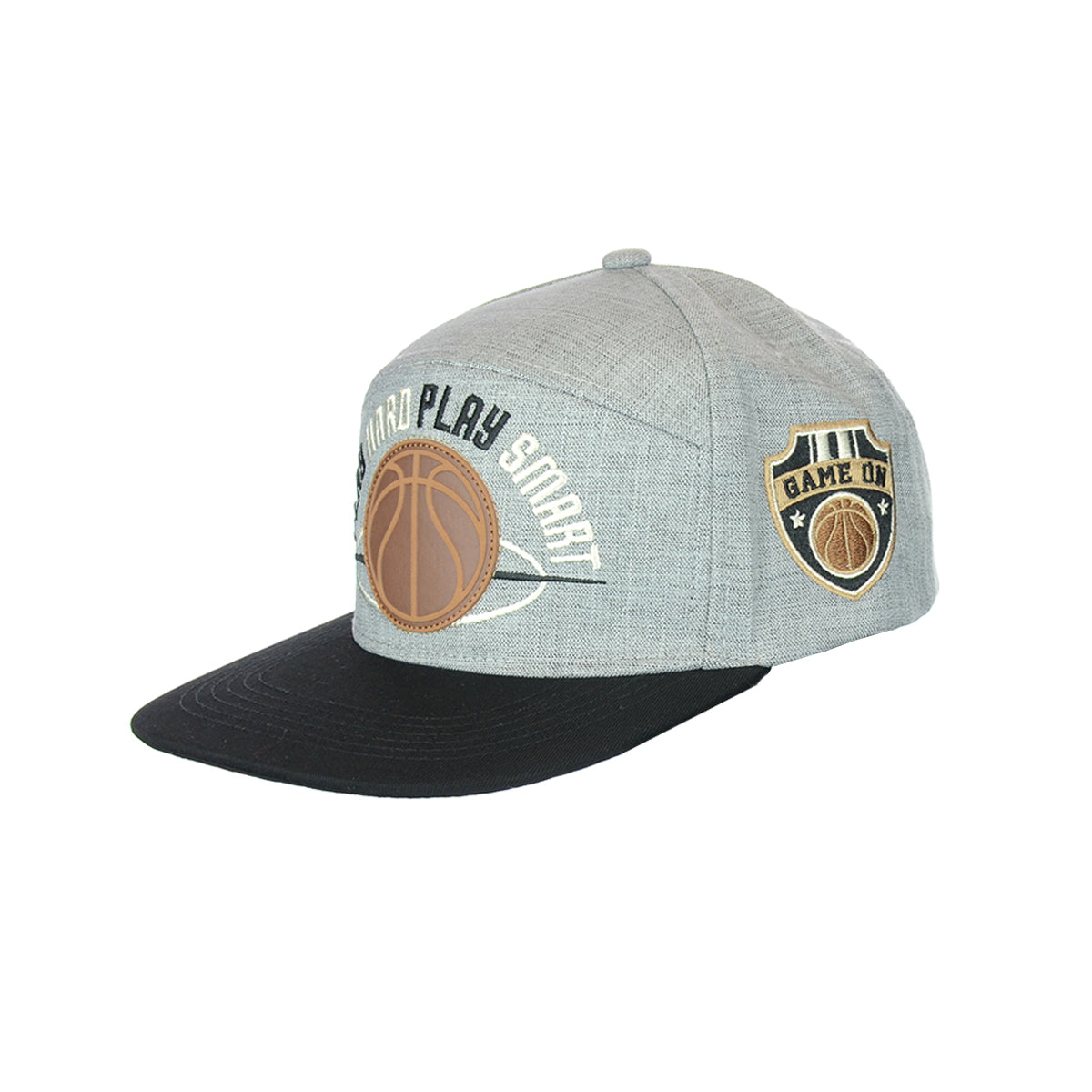 Snapback "Play Hard Play Smart" Hat Embroidered