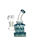 4.5” Fancy Mini Bong with Rod Color and 14mm Male Bowl
