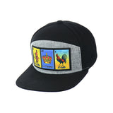 El Diablito, La Corona, El Gallo Embroidered Snapback Hat 100% Cotton