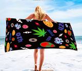 420 Alein Leaf Beach Towel- size 64 X 40 Inches