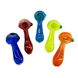 3.5" Hand Pipe Glass Color Frit Art