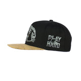 Football Play Hard Embroidered Snapback Hat