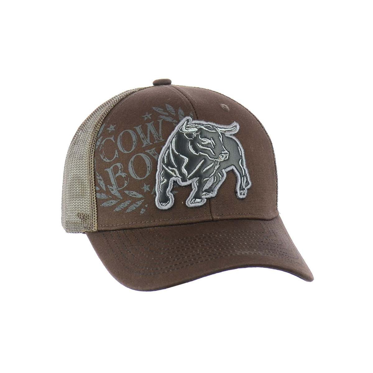 Bull Hat Embroidered Snapback