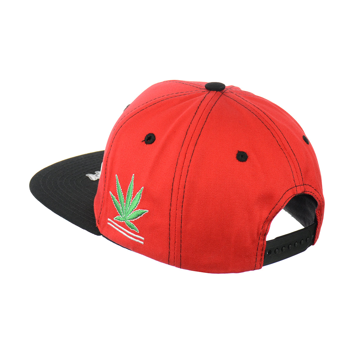 Peace Love Weed Hat Embroidered Snapback Hat