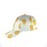 Drippy Smile Do Not Panic It's Organic Design White Baseball Snapback Hat