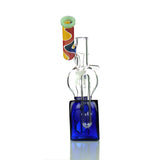 7" Recycler Water Pipe with Reversal Art and 14mm Male Bowl