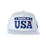 USA Embroidered Snapback Hat