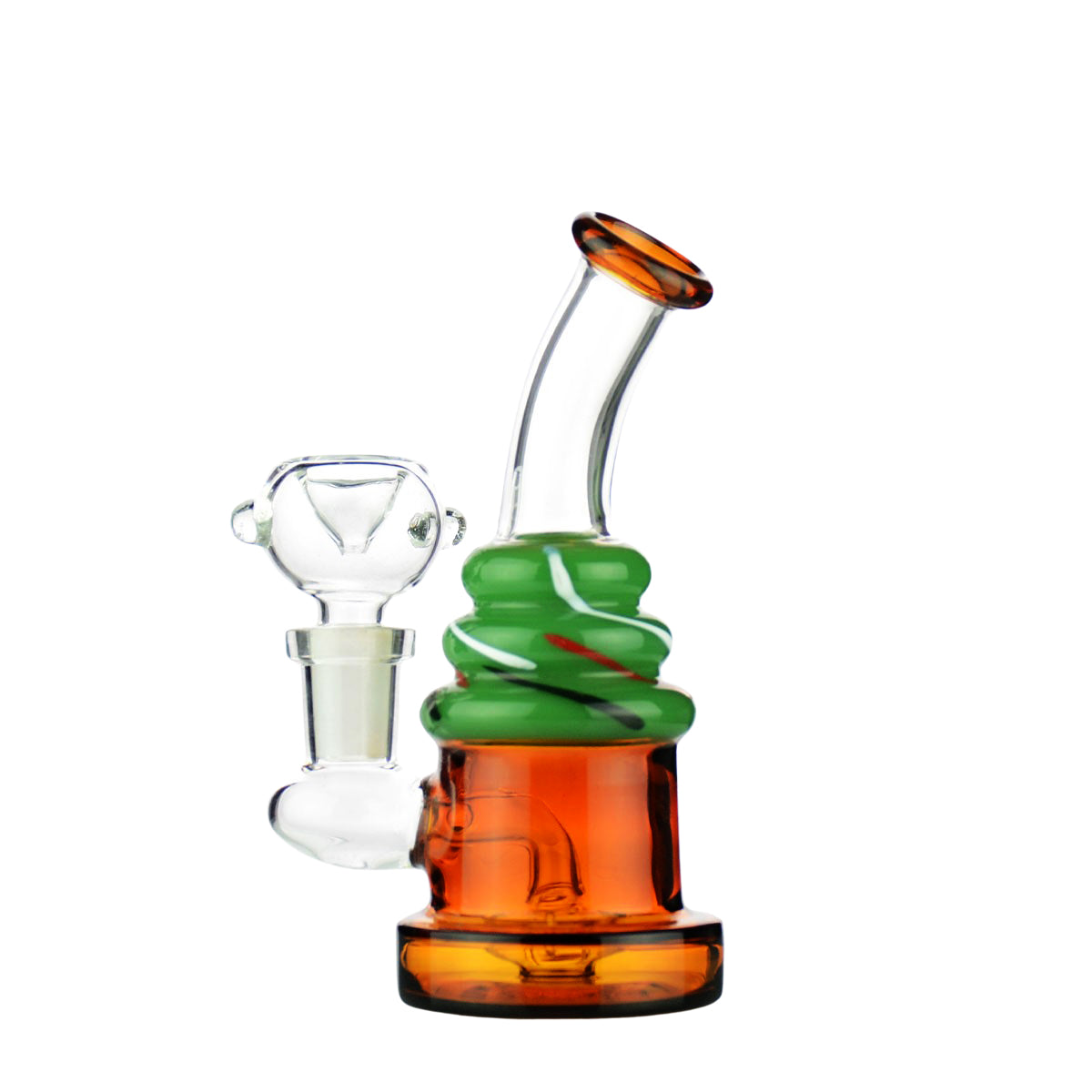 5" Birthday Cake Water Pipe Bong with 14mm Male Bowl