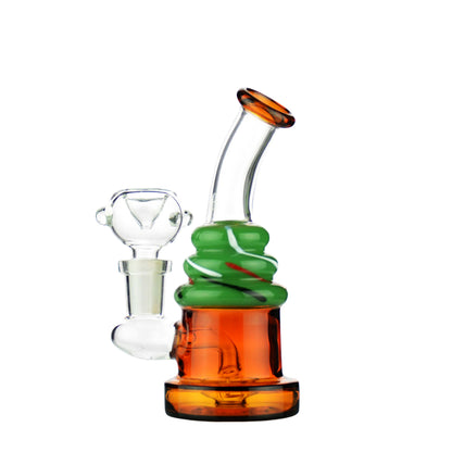 5" Birthday Cake Water Pipe Bong with 14mm Male Bowl