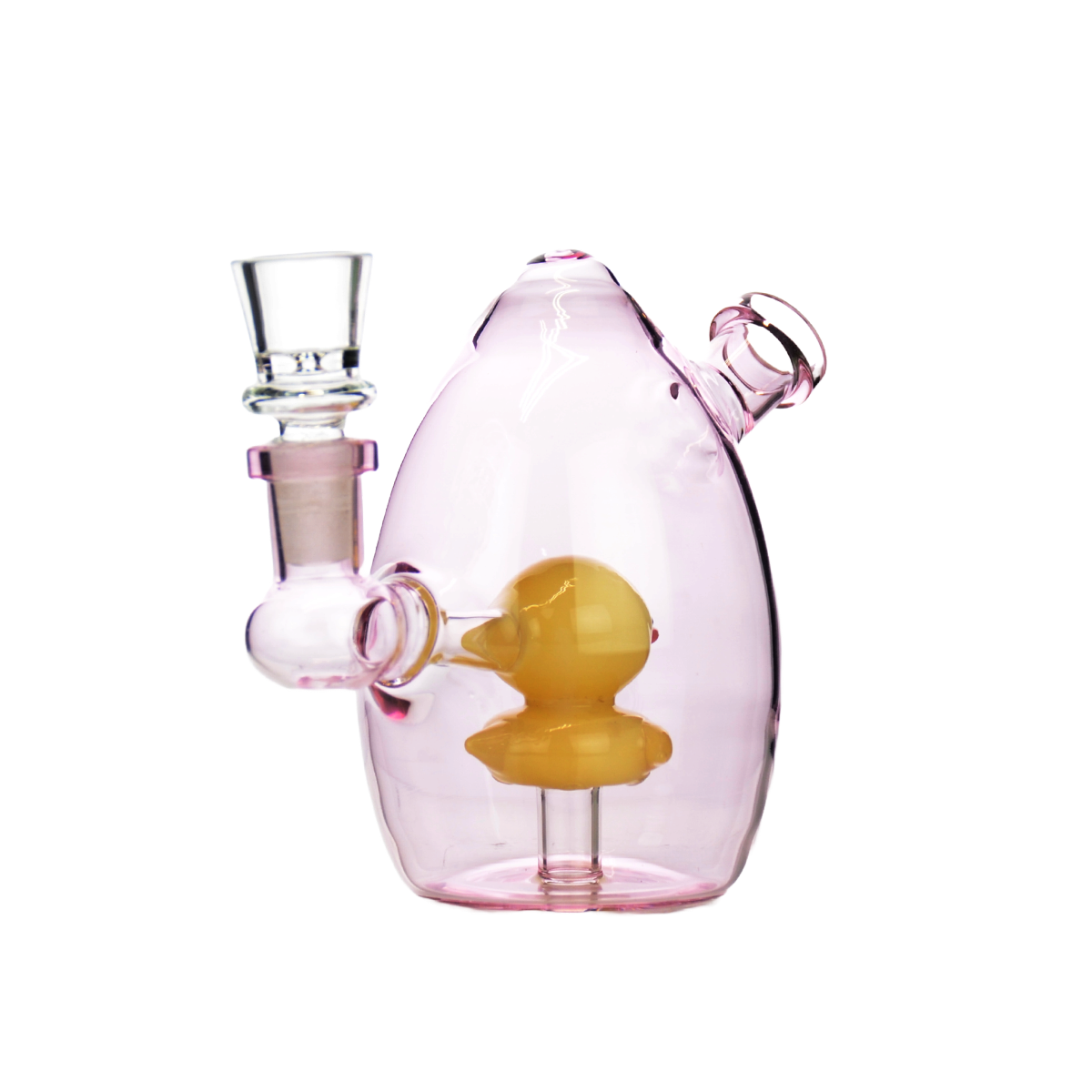 5.5" Duckie Shower Water Pipe Pick Glass with 14mm Male Bowl