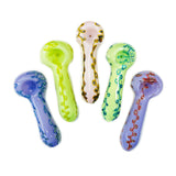 4.5" Slime Color Frit Hand Pipe Spoon