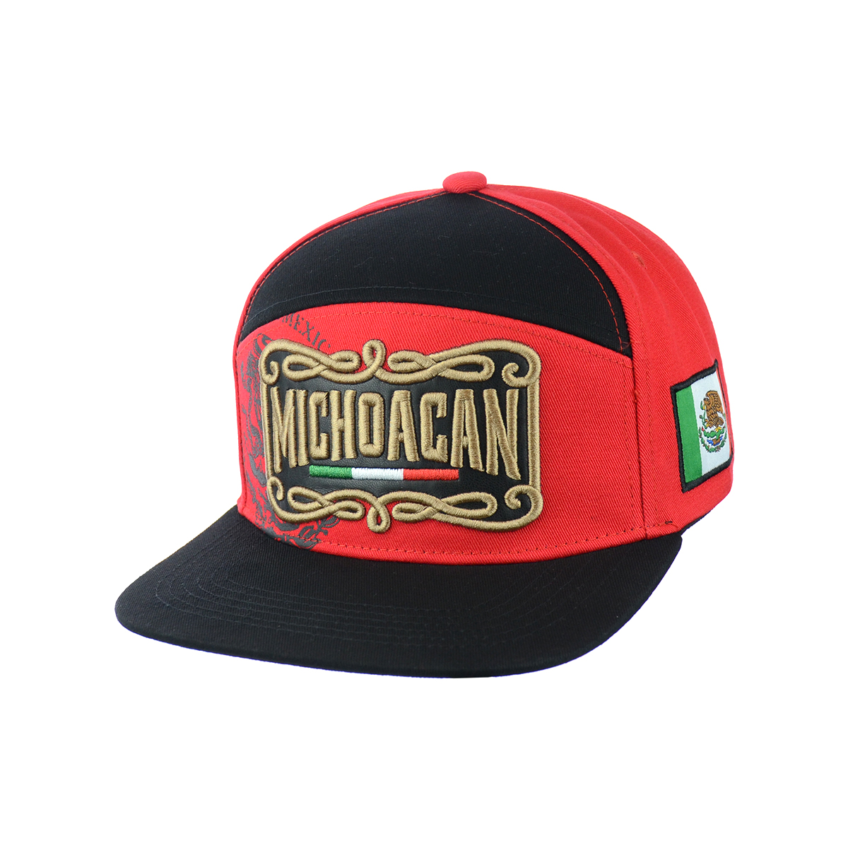 MICHOACAN Embroidered Snapback Hat 100% Cotton