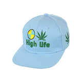 High Life Hat Embroidered Snapback