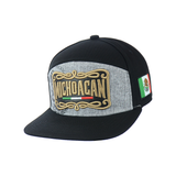MICHOACAN Embroidered Snapback Hat 100% Cotton