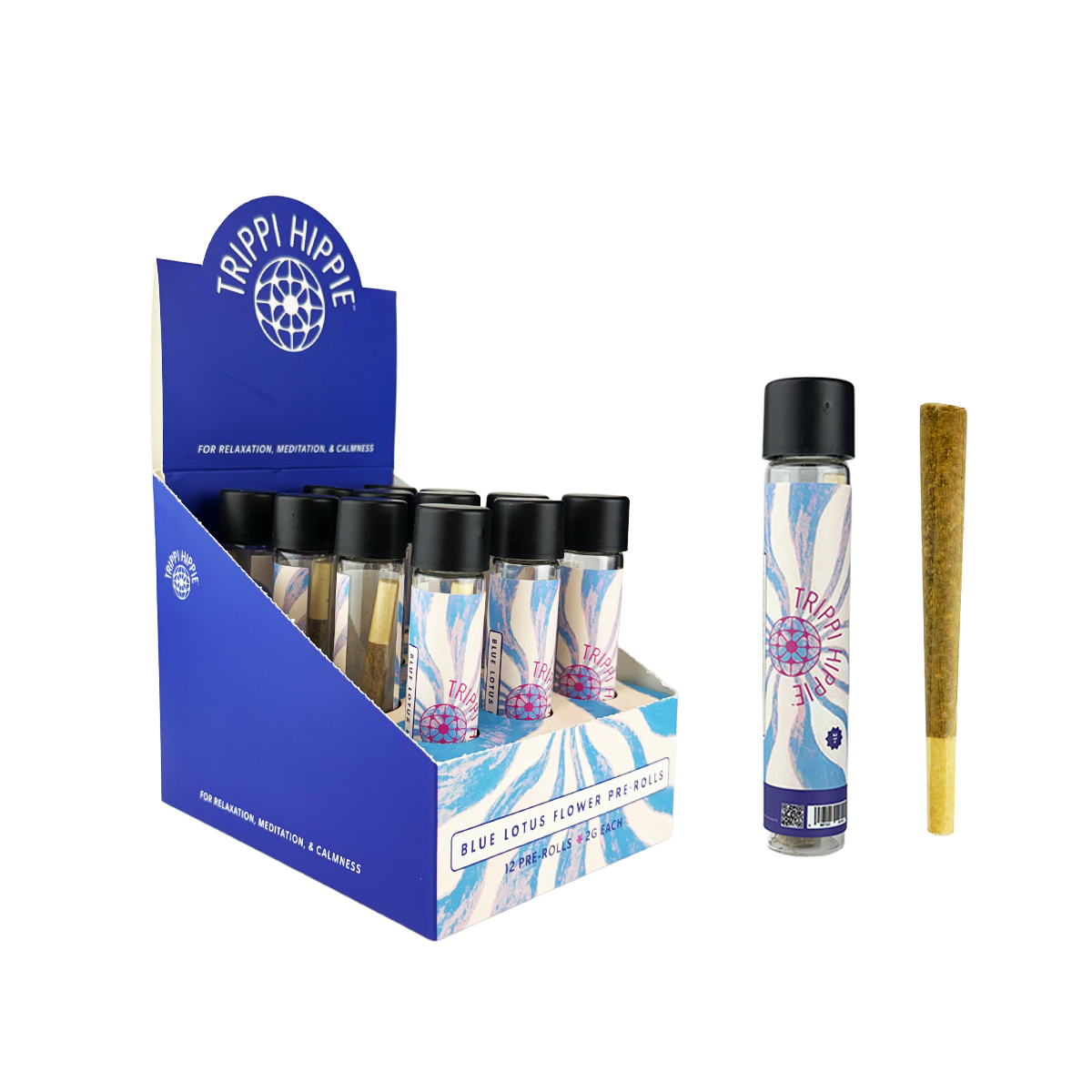Blue Lotus Pre-roll - 2 Grams - 12CT DISPLAY