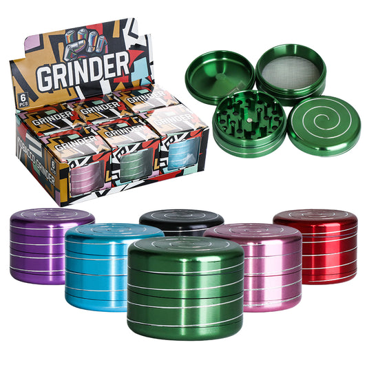 Spinner Grinder Aluminum 6 pcs pack
