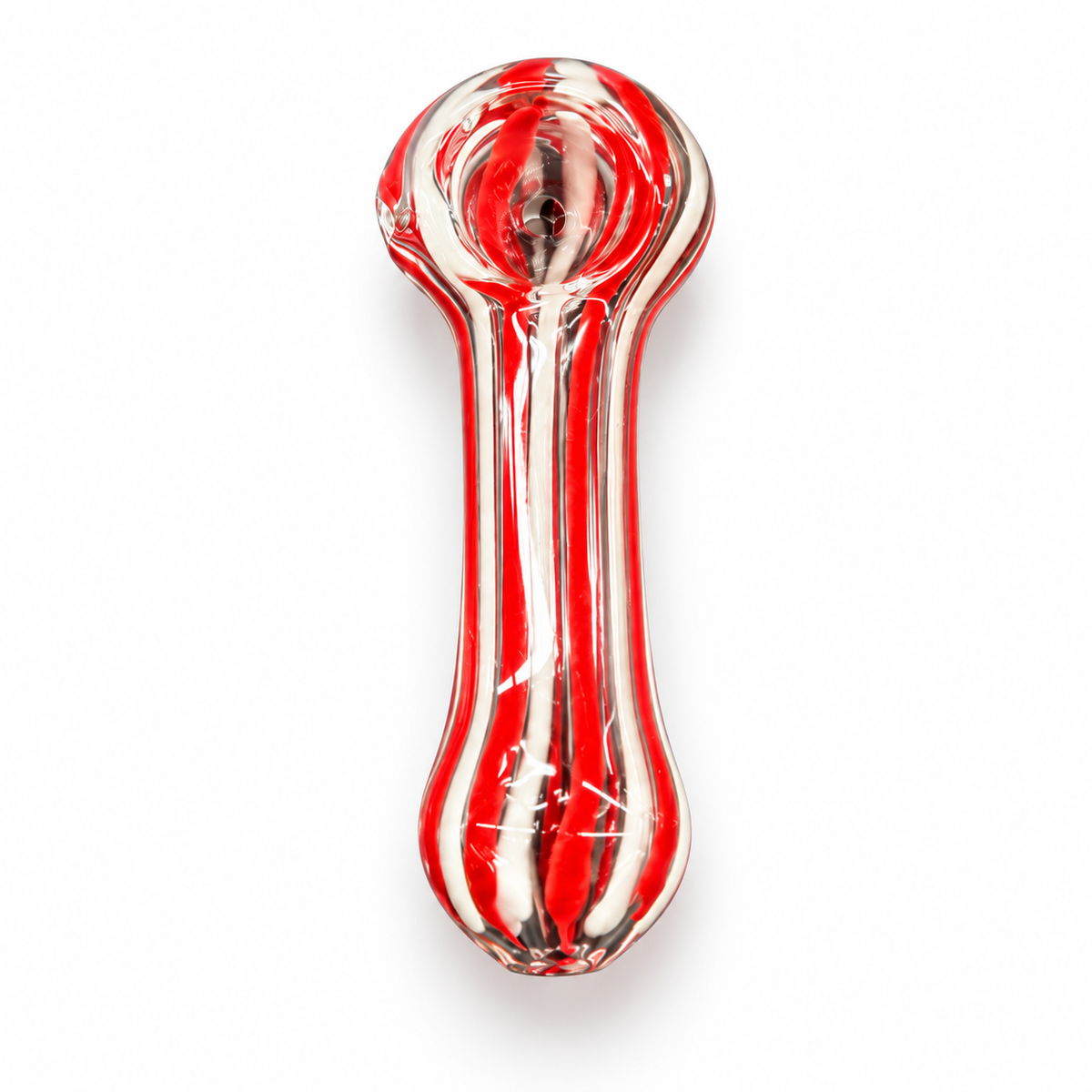 3.5-Inch Glass Hand Pipe with Inside Design