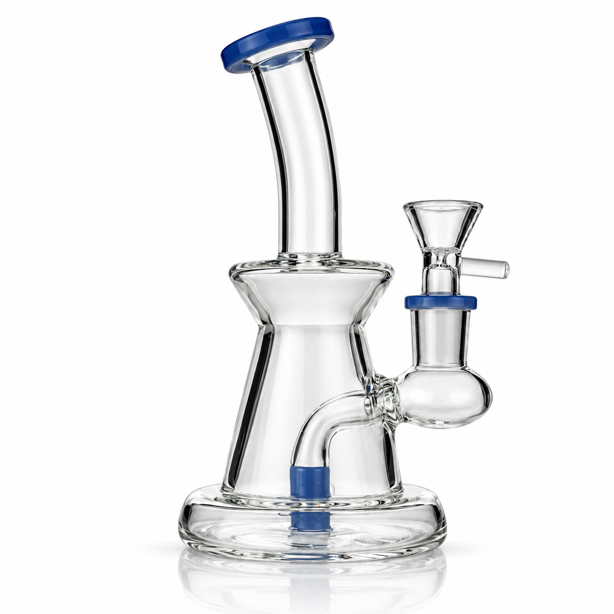 6.5-Inch Slime Color Water Pipe with Shower & 14mm Male Bowl