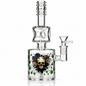 10" Water Pipe Bong with Multi-Shower Head and 14mm Male Bowl