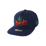 Kush Leaf Embroidered Snapback Hat 100% Cotton