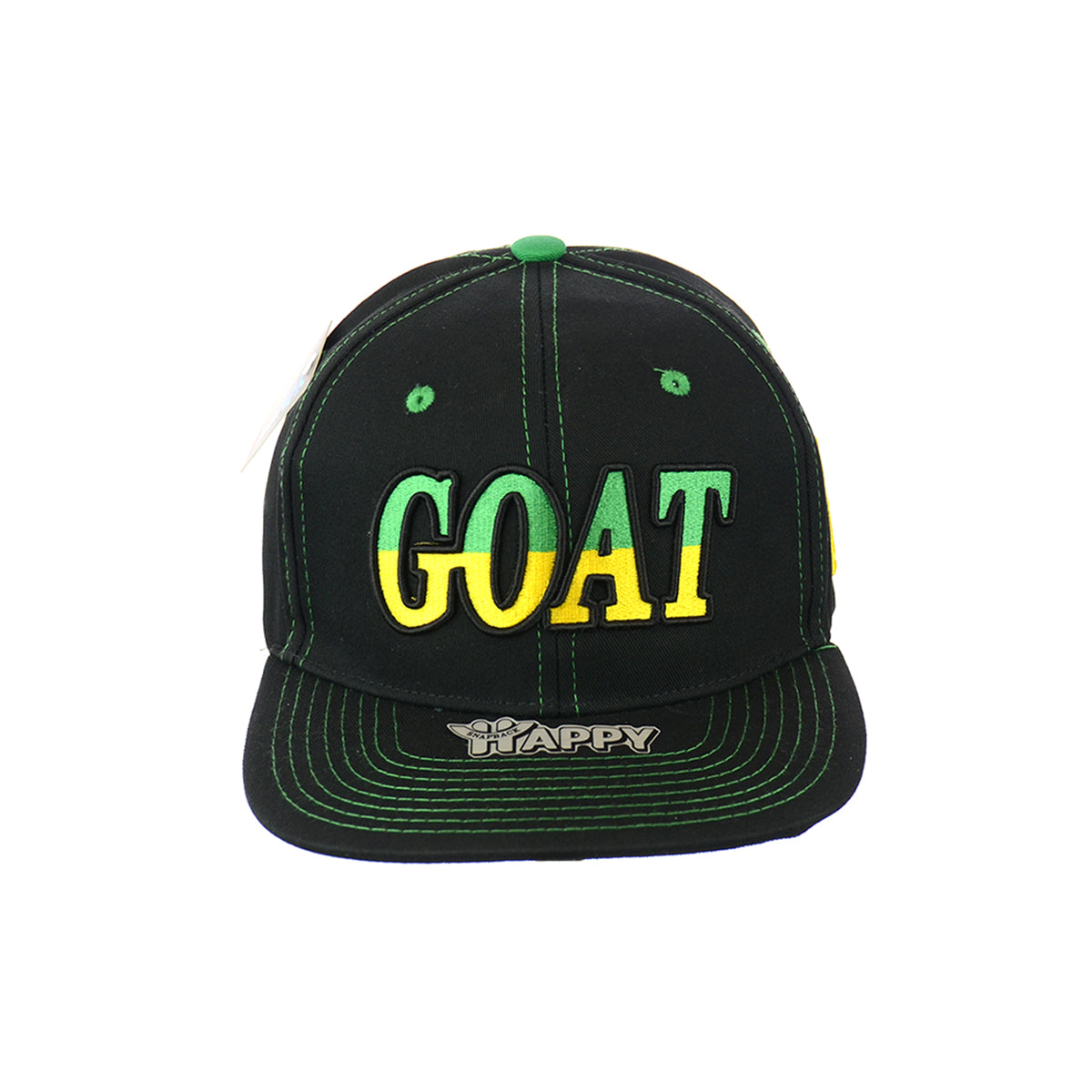 GOAT Embroidered Snapback Hat 100% Cotton
