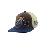 Cali Bear Embroidered Snapback - Only Black Available