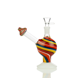 6" Water Pipe Reversal Art Sphere 14mm Male Bowl