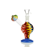 6" Water Pipe Reversal Art Sphere 14mm Male Bowl