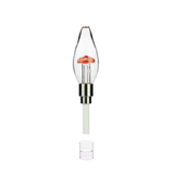 Mini Mushroom Egg Oval Nectar Collector Dab Straw with Glass Jar and Ceramic Nail