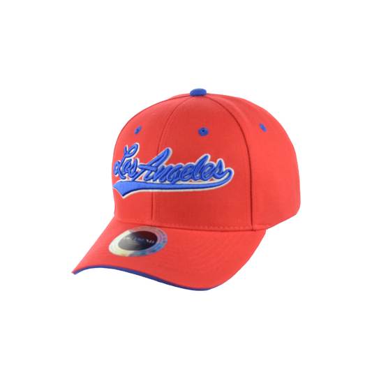 Los Angeles Baseball Embroidered Hat Velcro Back