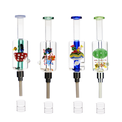 8" Nectar Collector Glycerin with Screw on Ceramic Tip