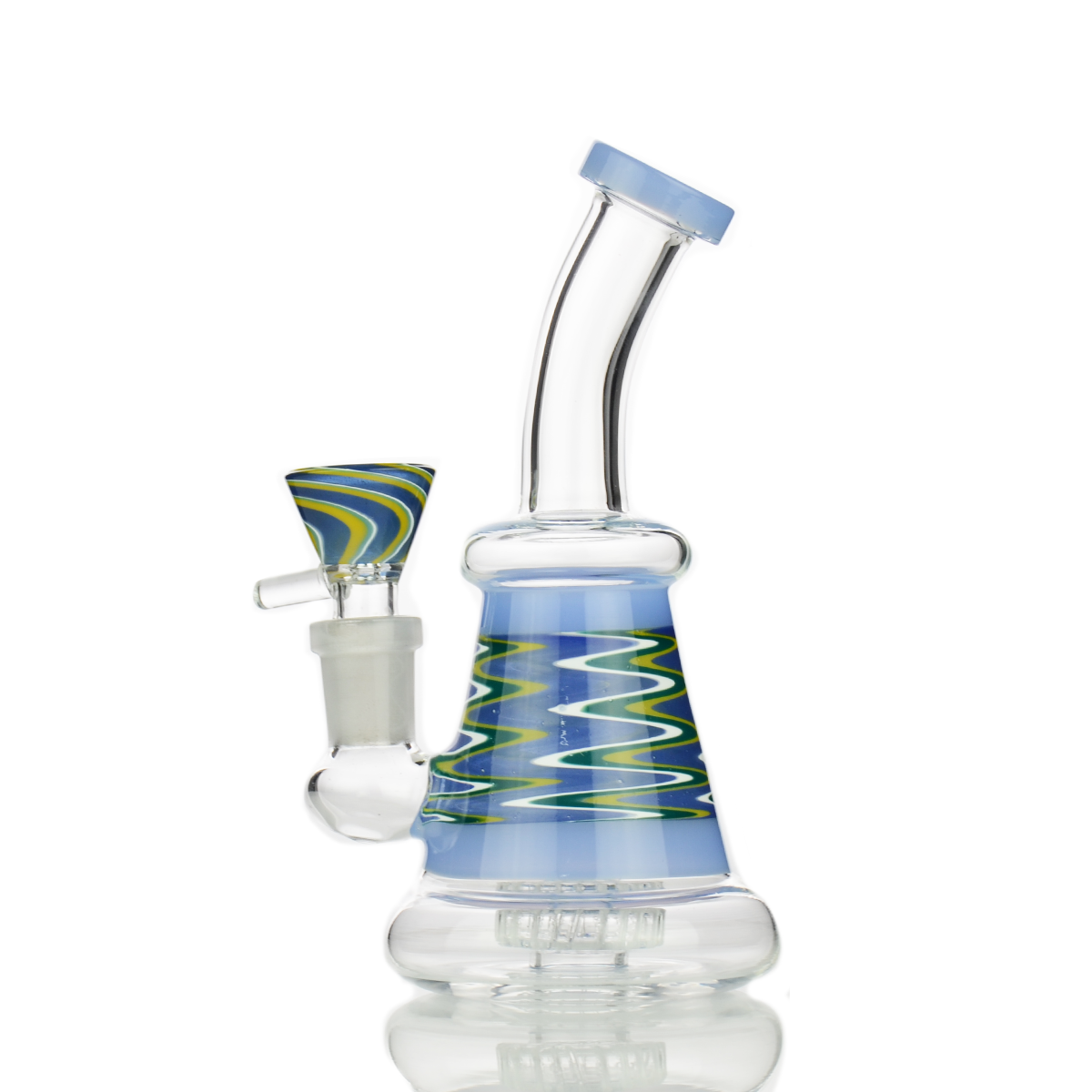 6" Wigwag Designs Water Pipe with 14mm Male Bowl