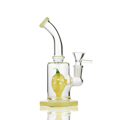 6" Water Pipe with Strawberry Shower and 14mm Male Bowl