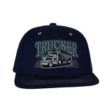 Snapback "Trucker" Work Hard Play Hard Hat Embroidered