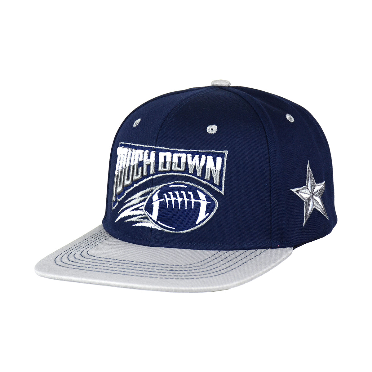 Snapback "Touch Down" Hat Embroidered