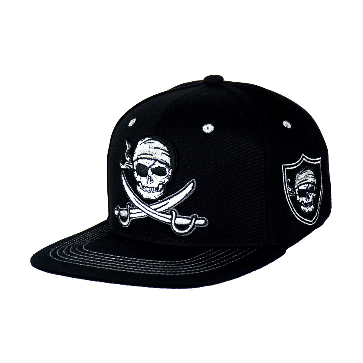 Snapback "Skull Pirate" Hat Embroidered