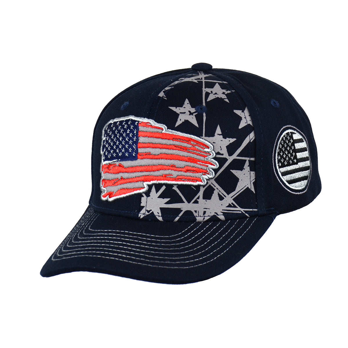 Snapback Hats American Flag Embroidered