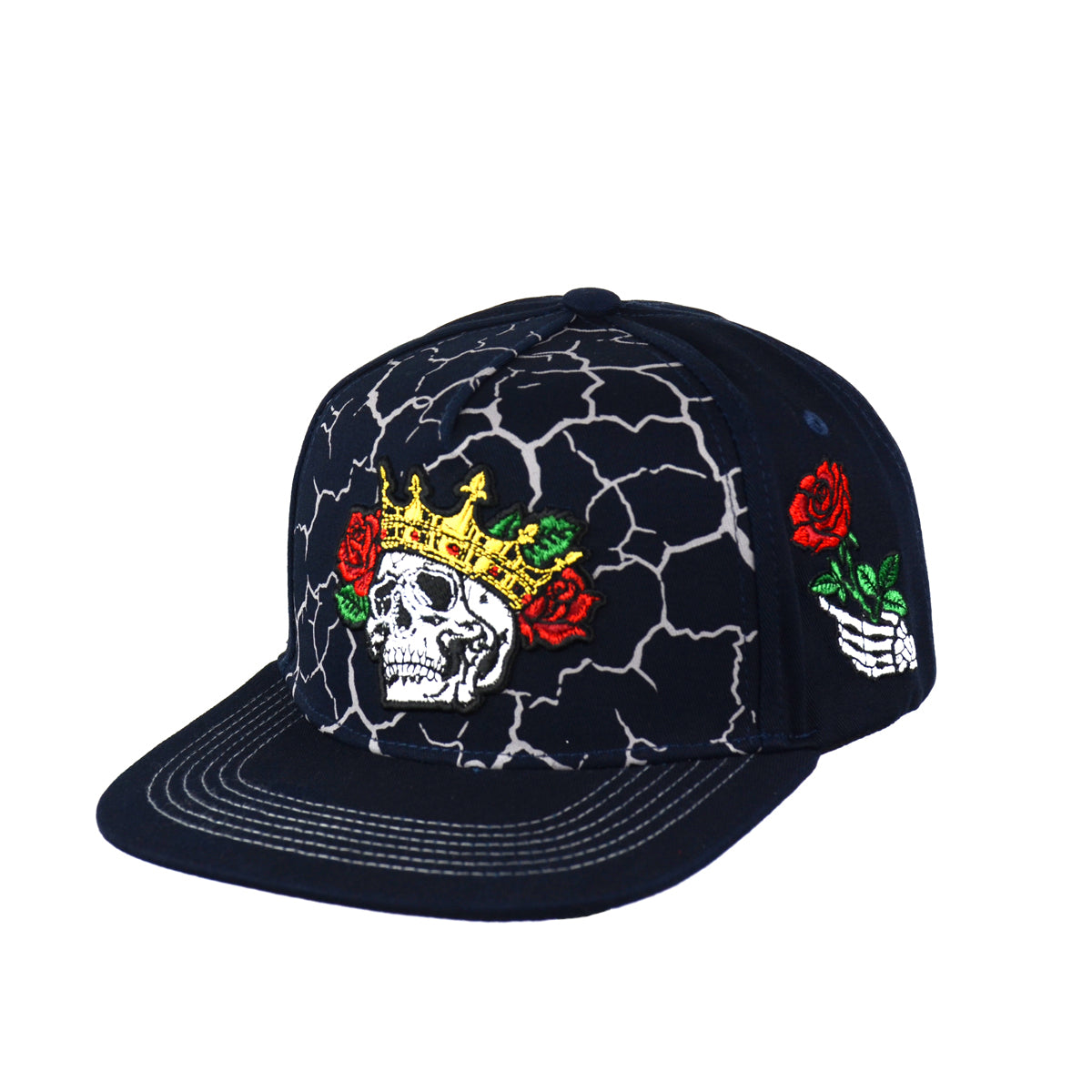 Snapback Hats Dead King Embroidered