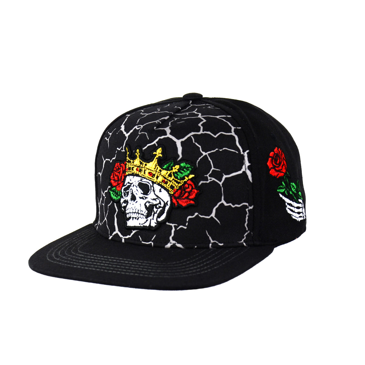 Snapback Hats Dead King Embroidered