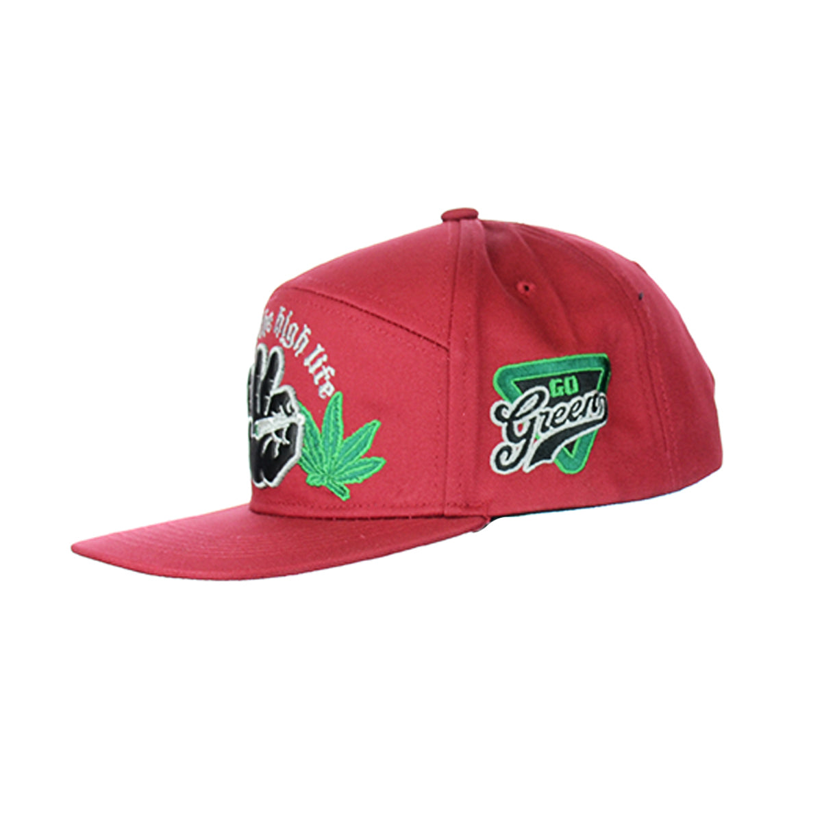 Livin The High Life Embroidered Snapback Hat