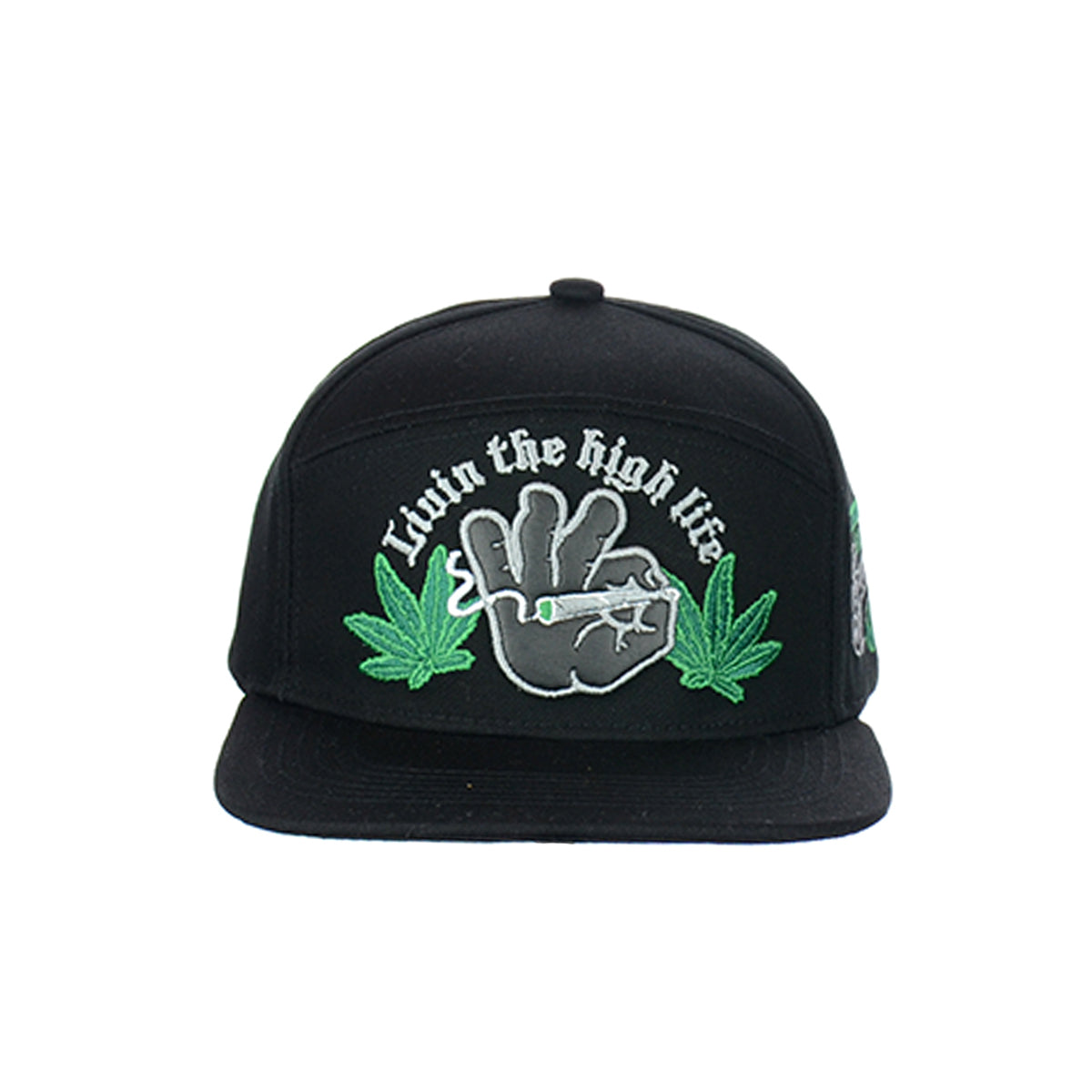 Livin The High Life Embroidered Snapback Hat