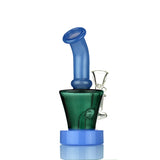 6.5" Color Tube Hollow Base Bong 14mm Male Bowl Included Approx 155 Grams