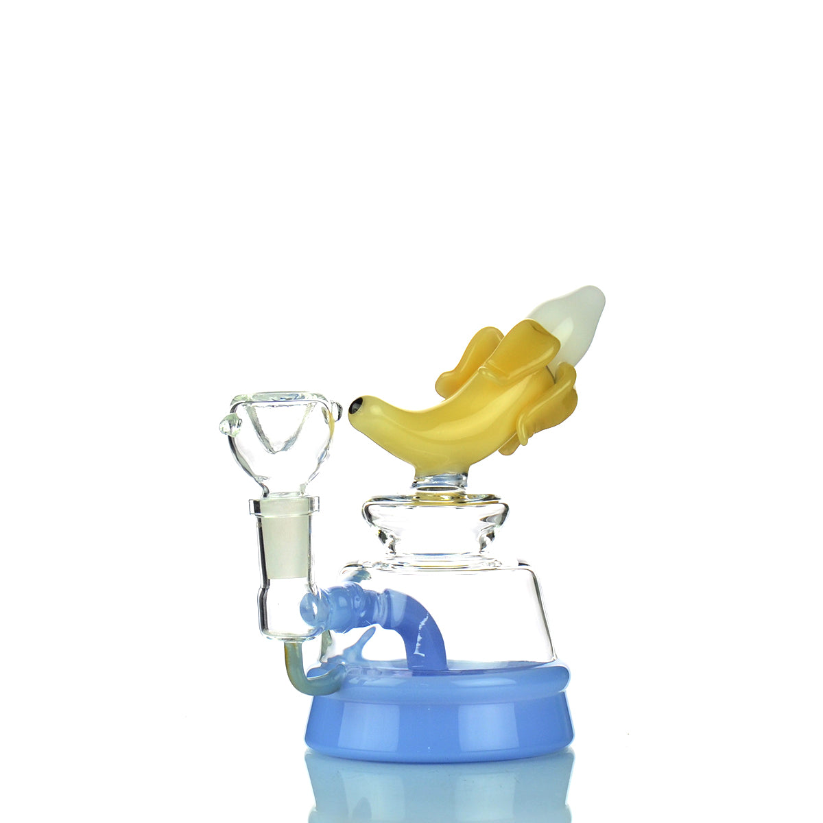 6" Banana Water Pipe with Shower and 14mm Male Bowl