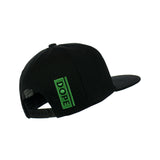 Dope Canna Leaf Embroidered Snap Hat