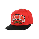 Backwood Leaf Embroidered Snapback Hat