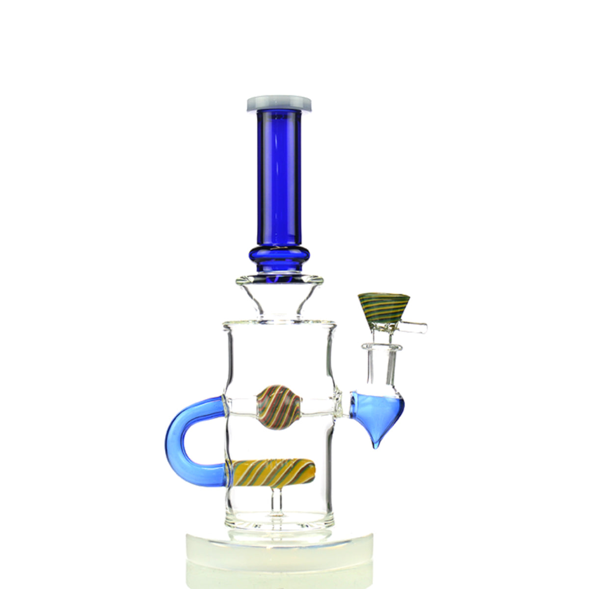 10" In-line Shower Water Pipe with 14mm Male Bowl