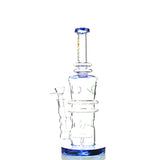12" Happy Fumes Glass Water Pipe with 14mm Male Bowl