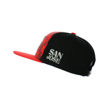 San Jose Embroidered Snapback Hat