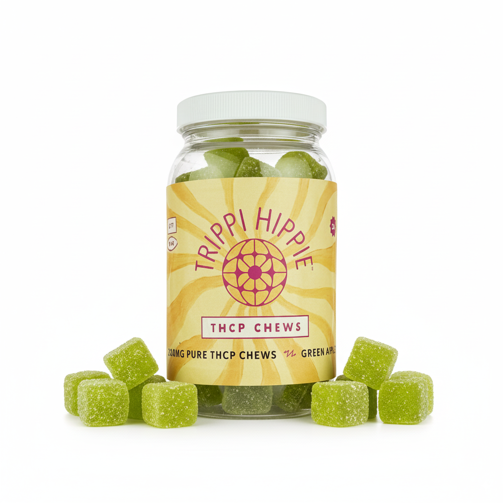 THC-P Gummies 20ct - per Bottle Green Apple
