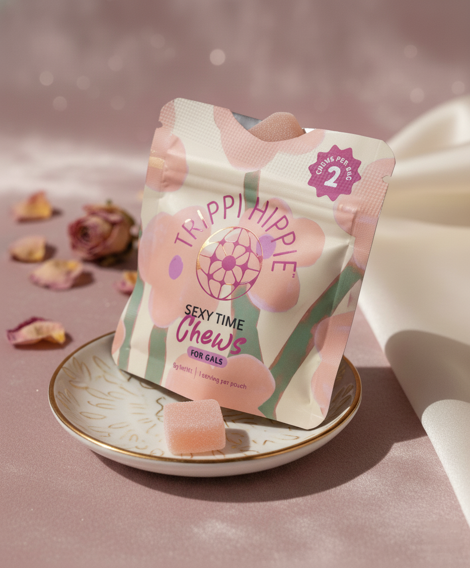 SEXY TIME CHEWS FOR HER - 50 PACKS/ 2 CHEWS PER PACK